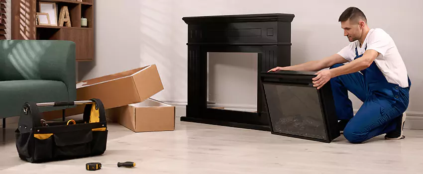 Old Rusted Metal Fireplace Repair And Replacement in Meadowbrook, VA