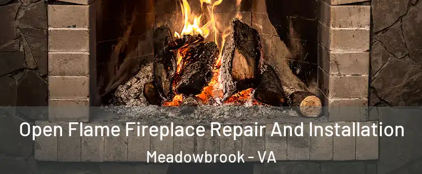  Open Flame Fireplace Repair And Installation Meadowbrook - VA